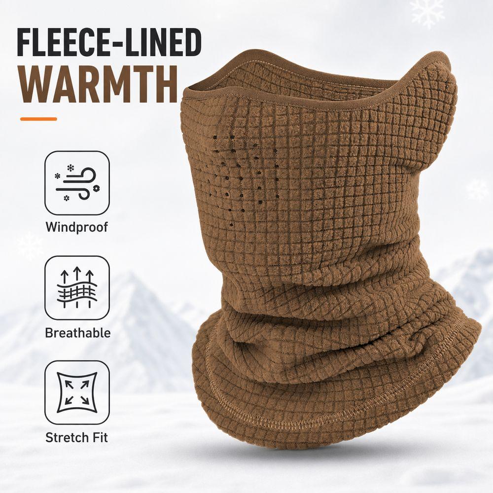 Breathable Windproof Face Mask Polyester Winter Bandana Scarf New Thermal Neck Gaiter Cycling Use