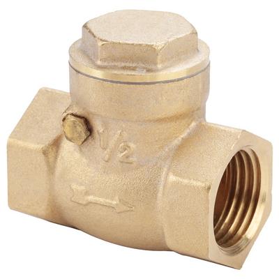 Golden Brass One Way Female Thrd Swing Check Valve  Brass Check Valve Parts (DN15)