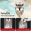 Universal Leak-Proof Press-Type Pop-Up Basin Stopper - Anti-Odor Sink Drainer