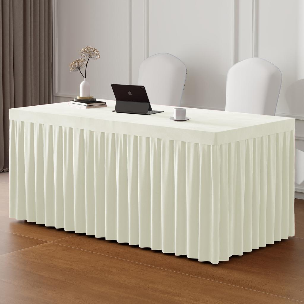 Thickened Conference Tablecloth Dutch Fleece Fabric Rectangular Hotel Tablecloth Exhibition Tablecloth Office Tablecloth Event Linen