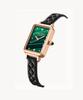 Lollalojeu Ms. Lola Malachite Textured Quilted Women'S Leather Watch