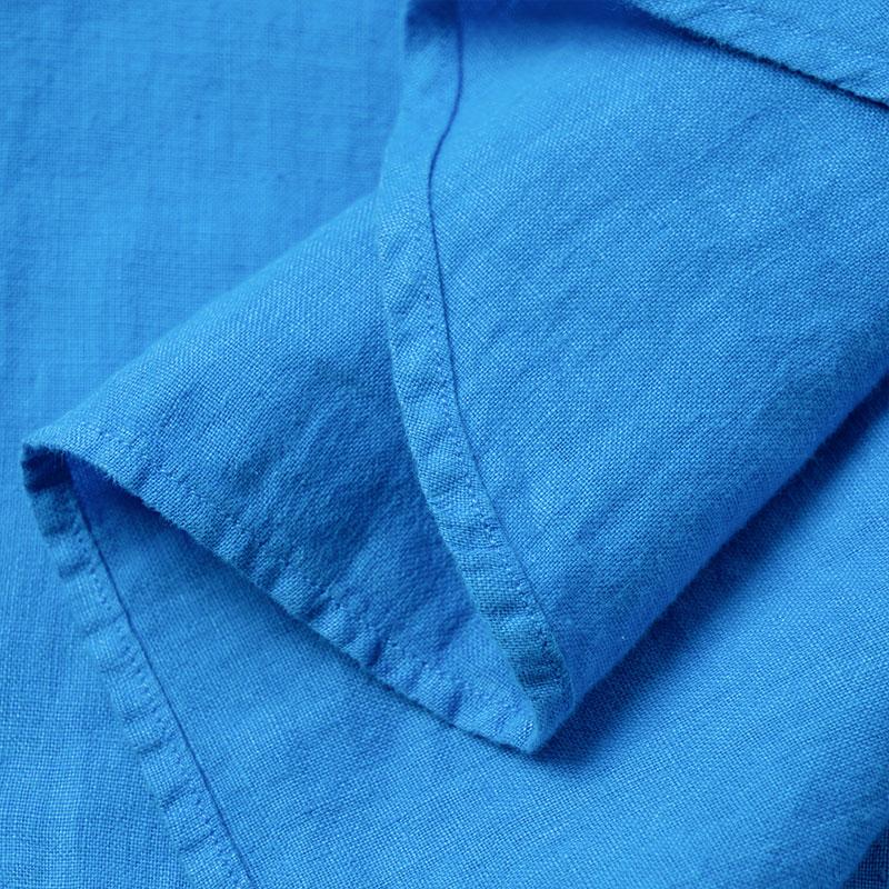 Polo Ralph Lauren SS24 Pony Embroidered Single-Breasted Short Sleeve Shirt Women Shirts Blue 211874919-007