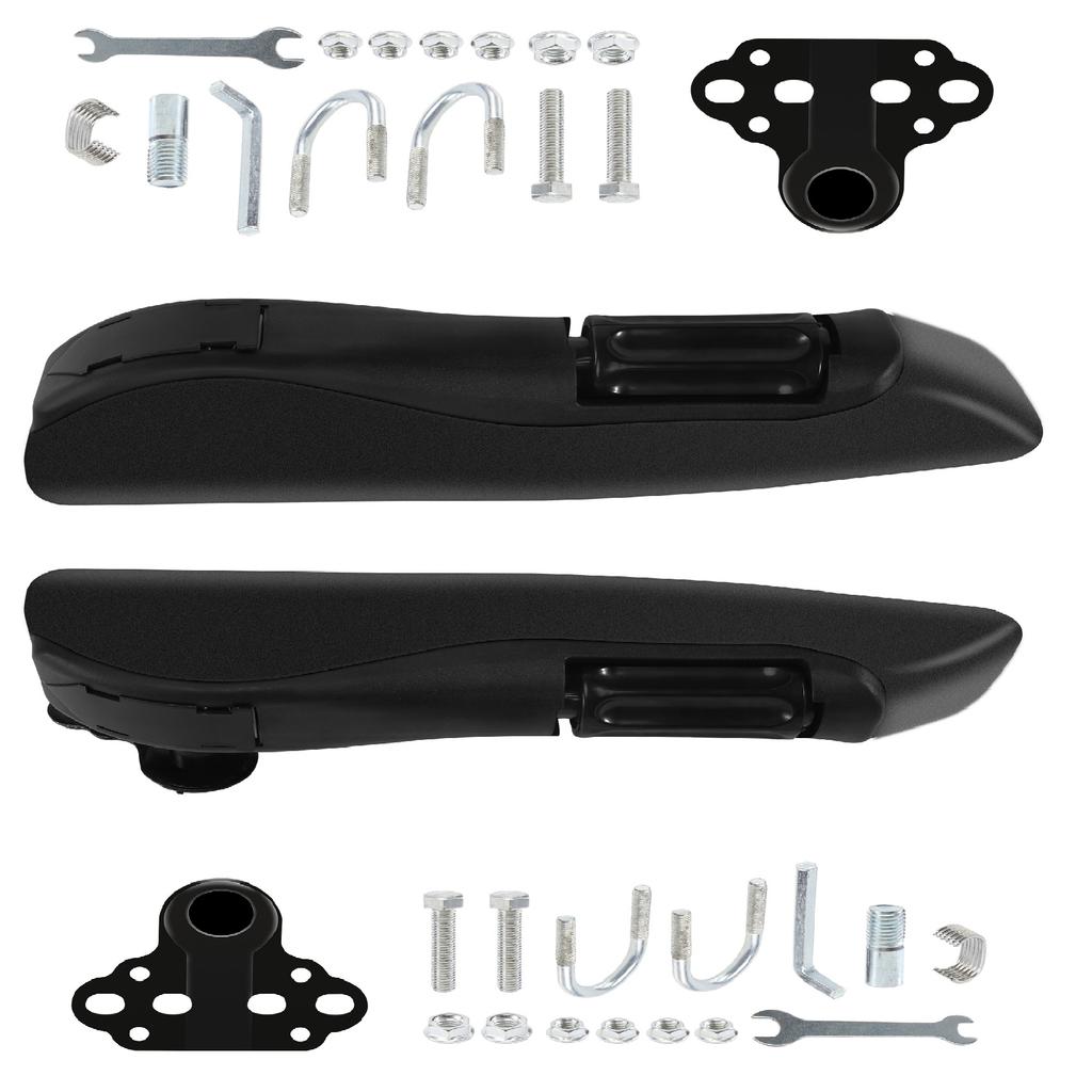 1Pair Universal Seat Armrest Adjustable Arm Rest Handles Handheld Frame For Motorhome Car RV Truck Van Commercial Buses L+R