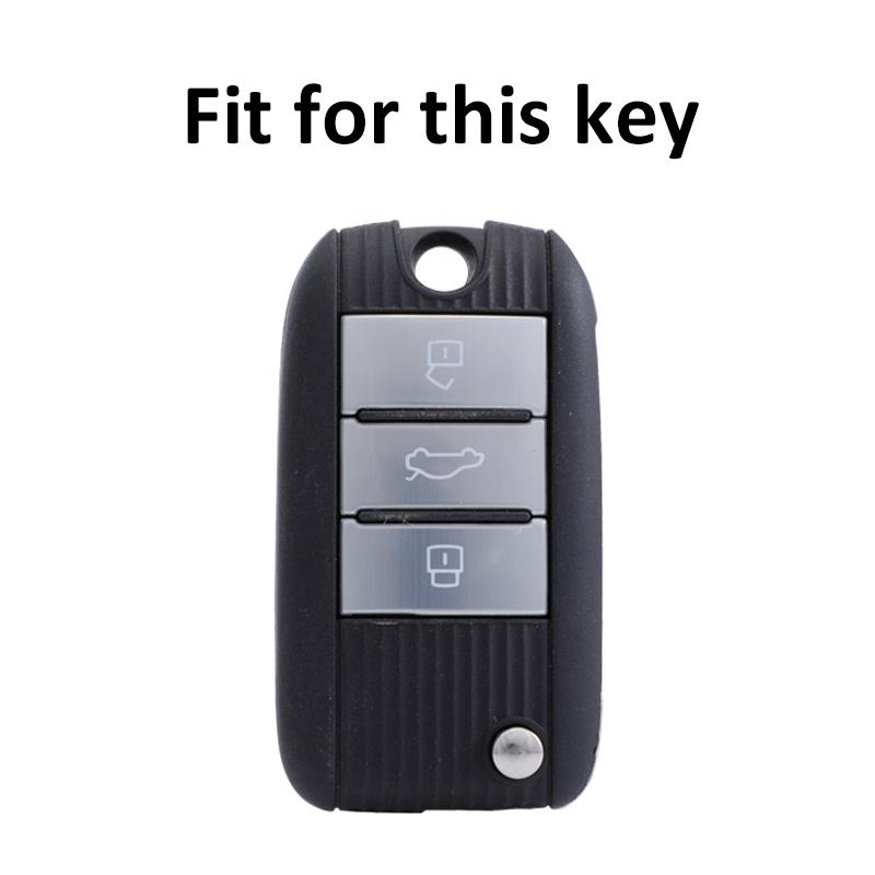 TPU Leather Car Key Case Cover Bag Holder Shell Fob for Roewe RX5 MG3 MG5 MG6 MG7 MG ZS GT GS 350 360 750 W5 Protector