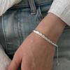 Xiaomi 100% Solid 925 Sterling Silver Retro Bracelet for Women Men Vintage Handmade Shinning Balls Bracelet Birthday Gift
