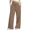 Damen High Waist Weite Hosen Lockerer Schnitt Lässige Hosen für und Tägliche Kleidung