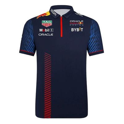 Quick-Dry Racing Team Polo Shirt Motorsport Fans Cycling Gym Sportswear Unisex Breathable Short Sleeve Top