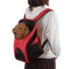 Portable Dog Cat Pet Double Shoulder Carrier Bag Backpack Breathable Mesh Travel Outdoor Blue