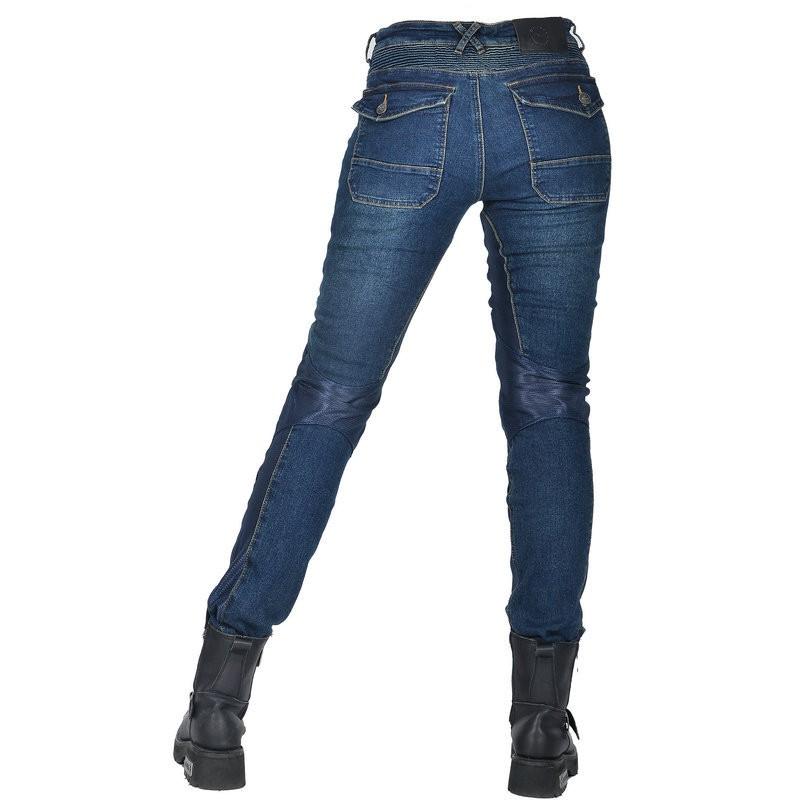 Womens Mesh Motorcycle Riding Pants With Protective Padding Breathable Biker Jeans JES-4