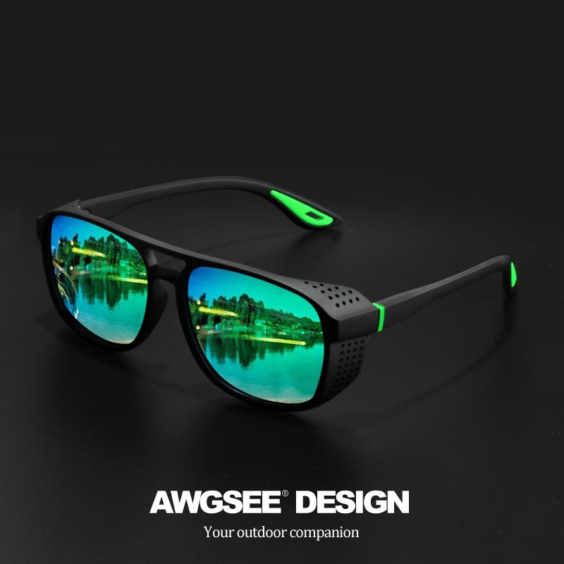 Professionelle Sportsonnenbrille - Polarisiert Winddicht UV400 für Radfahren Laufen Outdoor-Enthusiasten UV400