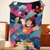 Coperta in Flanella S-Steven U-Universe-ee, Leggera e Accogliente, Resistente Lavabile carina Fresca