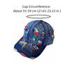 Adjustable Frayed Denim Baseball Cap Sunscreen Hip-hop Unisex Retro Peaked Hat Polyester Sunshade Distressed Colorful Casquette