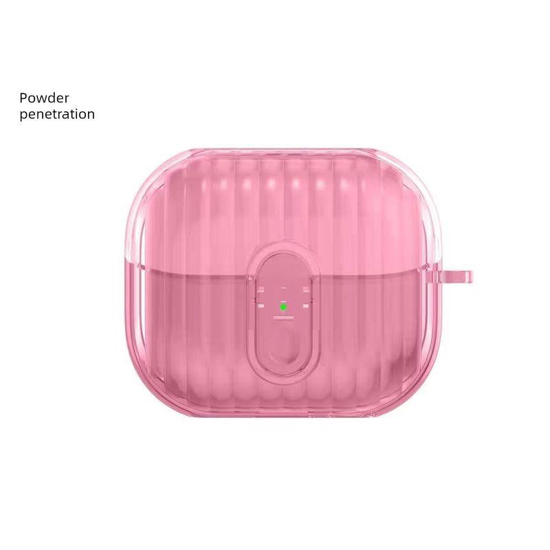 

Case Buds3pro Wireless Bluetooth Earbuds Case Buckle Soft Case Transparent Drop-Resistant Shell Soft Case Earphone Sleeves TPU Earphone Sleeves Samsung Buds3 Pro Powder penetration