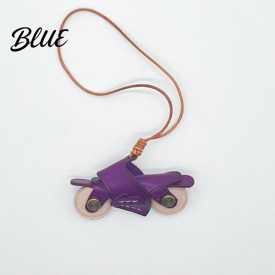 Eye-catching Bag Ornament Motorcycle Pendant Faux Leather Mini Backpack Charm