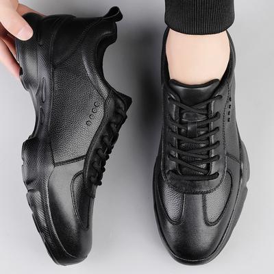 Leisure Walk Men's Sneakers Genuine Leather Men Casual Shoes Classic Outdoor Male Sports Walking Shoes Non-Slip Sports Footwear
