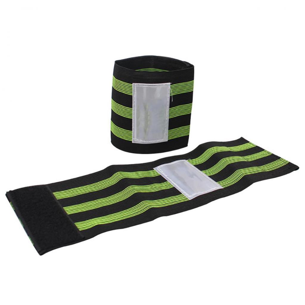 Elastyczna taśma bezpieczeństwa rower odblaskowy pasek na nogę