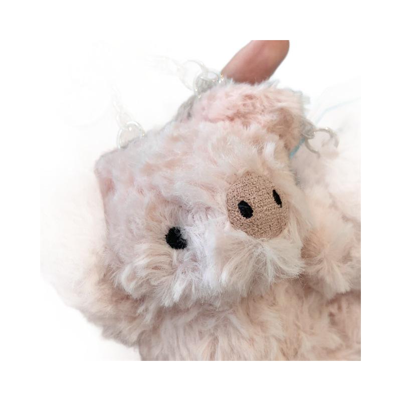 British JC2024 Pig Plush Keychain: Cute Toy Pendant for Holidays