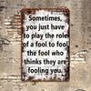 D Flat pc Funny Metal Tin Sign Crap Turns Out This Is My Circus Quote  x Inch Black  White Humorous Wall Art for