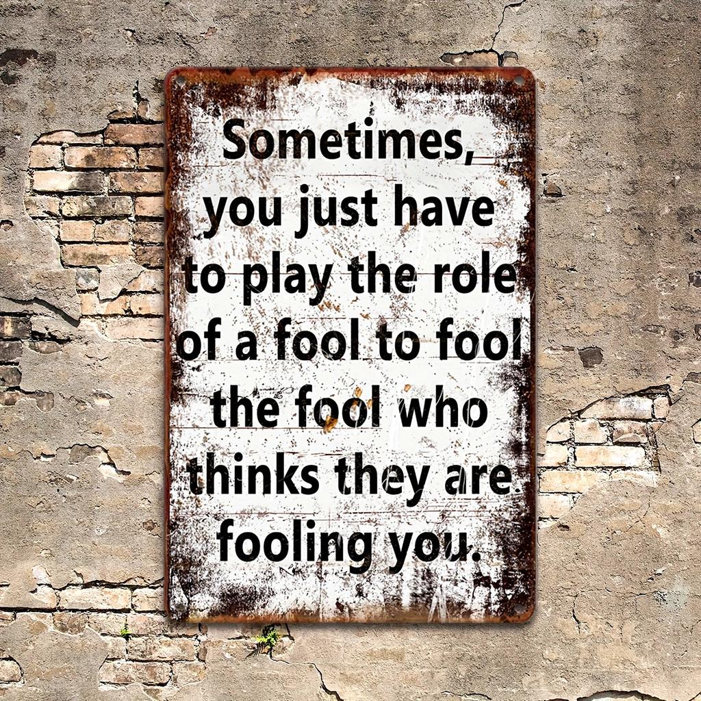 D Flat pc Funny Metal Tin Sign Crap Turns Out This Is My Circus Quote x Inch Black White Humorous Wall Art for