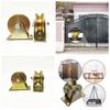 2pcs Smooth Rolling V Sliding Track Wheels Heavy Duty Sliding Door Metal Rollers  Crane