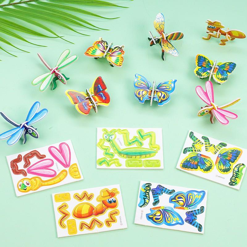 3D Insect Puzzle DIY Educational Toy for Children