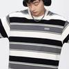 Fashion Loose Contrast Color Short Sleeve Main Striped T Shirts Couples Men Women Summer Soft Comfortable Casual