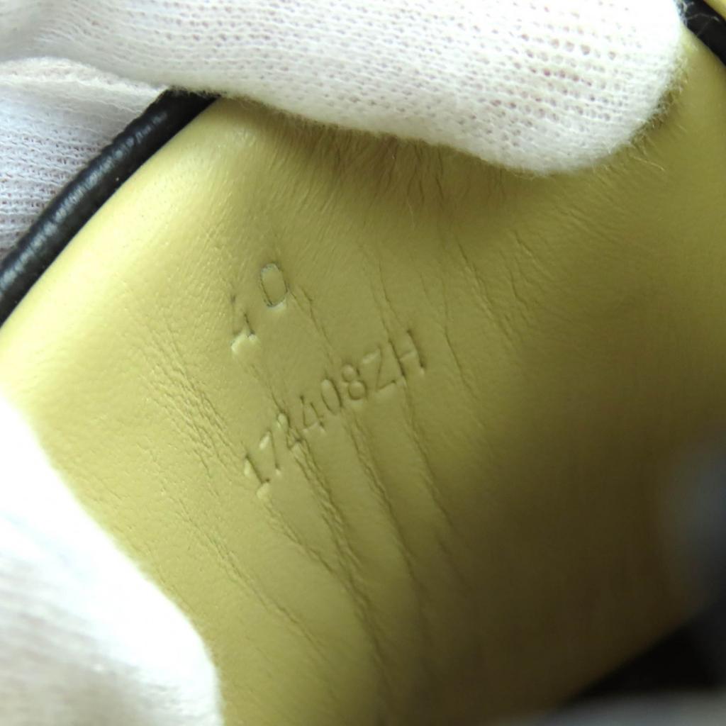 Excellent HERMES sneakers partner H logo, partly suede leather black 40 172408Z Used