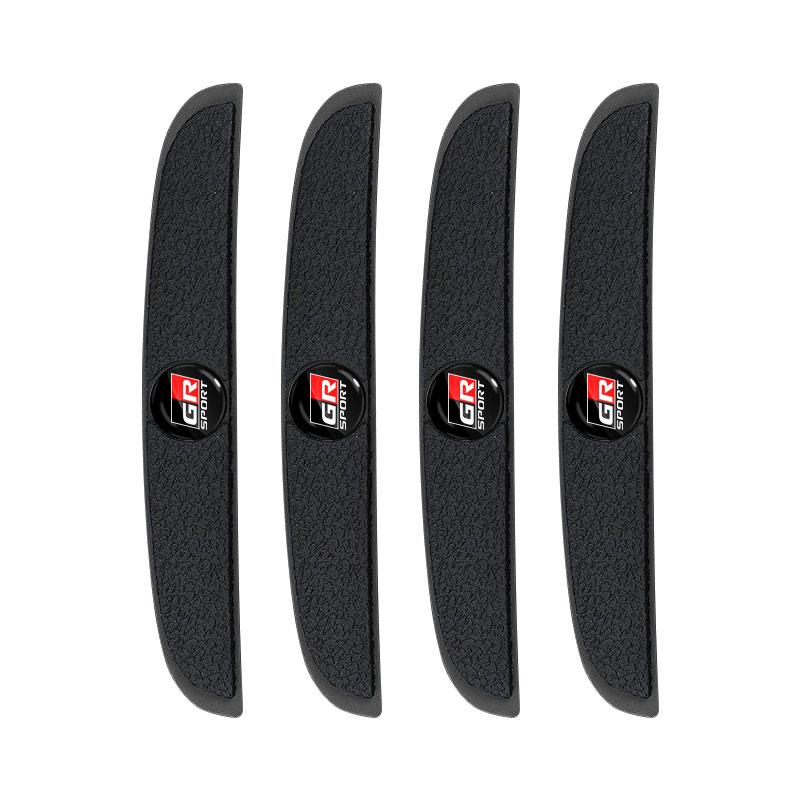 4pcs Car Door Anti-Collision Strip Rearview Mirror Protection Sticker for Toyota TRD Prius Avensis Rav4 Auris Yaris Verso Land Cruiser