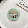 Magsafe Solid Color Magnetic Suction Transparent Mobile Phone Airbag Bracket Base Diy Mirror Portable Makeup Mirror Simple Refrigerator Sticker