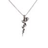 Cobra Vintage Thai Silver Scepter Necklace Female Hip Hop Personality Harry Potter Same Necklace