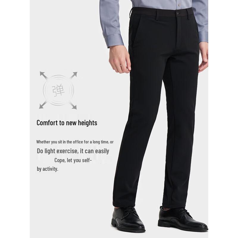 

Men s Fleece Lined Straight Leg Casual Pants 38