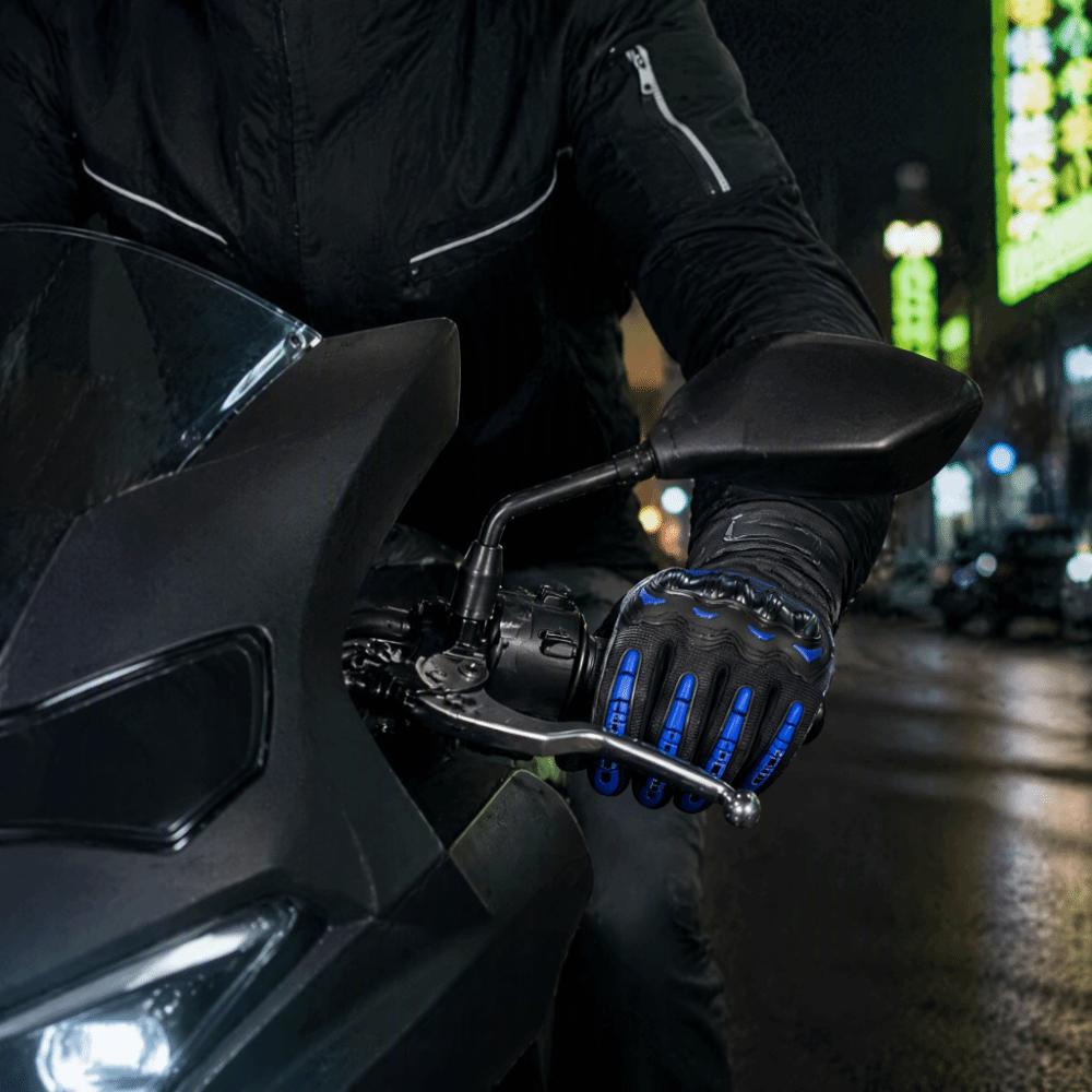 Touchscreen Friendly Full Finger Gloves Wear-Resistant Outdoor Gloves Hard Knuckle Gloves Men