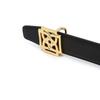 DakS Black 4d Gold Buckle Hook Leather Women S Belt Dbbe6e778bk