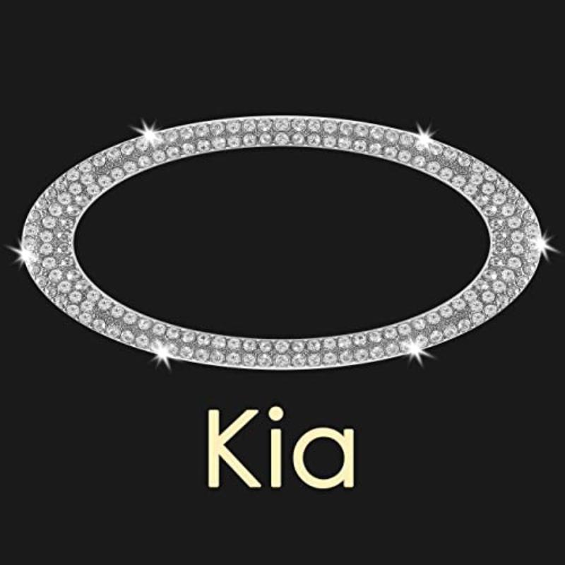 Bling carro volante emblema logotipo adesivo acessórios compatíveis com volkswagen, cristal diy diamante capa interior distintivo decorações