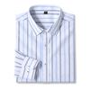 Camicie Oxford in Cotone Casual da Uomo con Taschino Singolo, Manica Lunga, Vestibilità Standard, Comode, Button-down, a Quadri