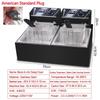 Large Capacity 110V/220V Electric Fryer - US, European, UK Standards - Free Shipping