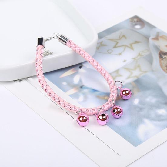 Pet Collar with Crisp Sound Bell Adjustable Chain Necklace Cat Dogs Comfortable To Wear Collar Pet Supplies