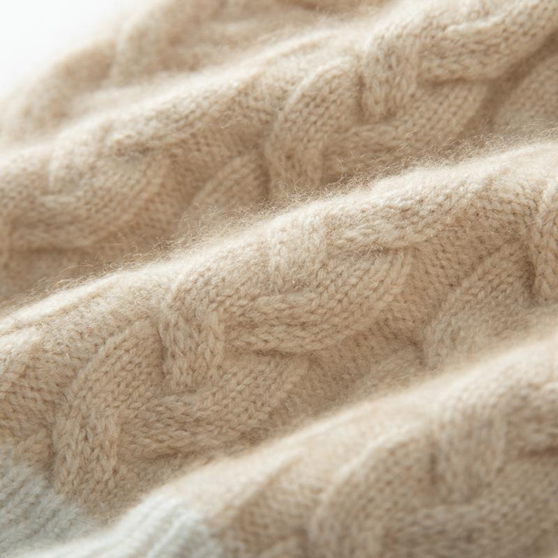 Hairball Hat Cashmere Hat Women's Autumn and Winter Thickened Knitted Shopping Face Small Pile Hat Cold Hat Wool Hat