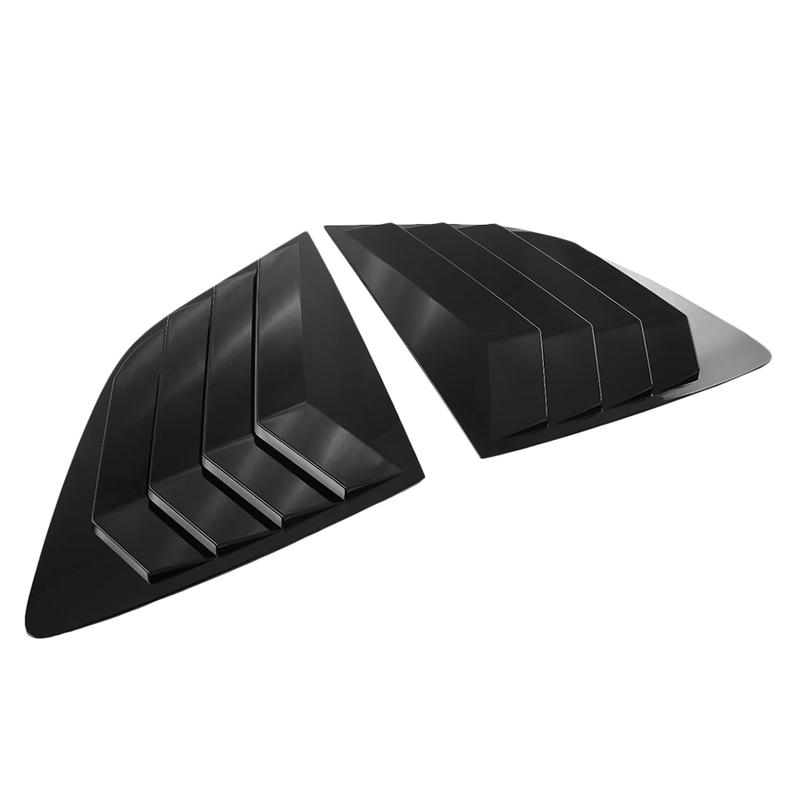 Gloss Black  Carbon Fiber Black Rear Side Window Louvers Rear Side Window Louvers Fit for Honda CR-V