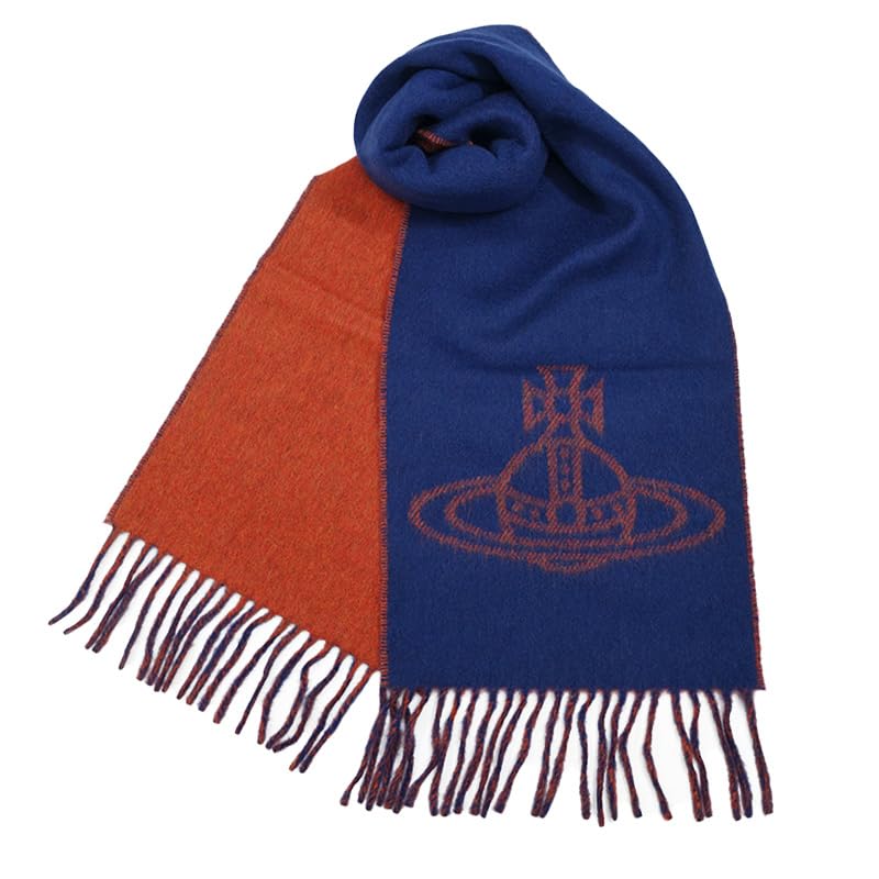 

Двусторонний шарф Vivienne Westwood с лентой для переноски и доступный в 7 цветах (81030006) Сумка, Упаковка, Чехол. (K410 Темно-синий/Оранжевый). [Использовал]