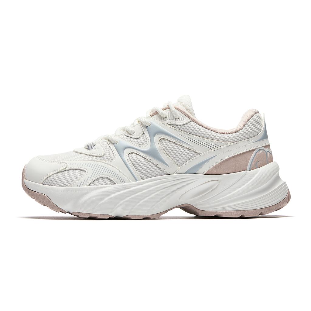 Anta Bear Shoes Mesh Breathable Retro Casual Shoes Women sneaker Paper-White Lotus-Gray 922548809-4