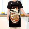 1pc Ramen Noodle Apron Linen Japanese Food Art Kitchen Chef Gift Cooking Baking Restaurant Decor Anime Style Gift