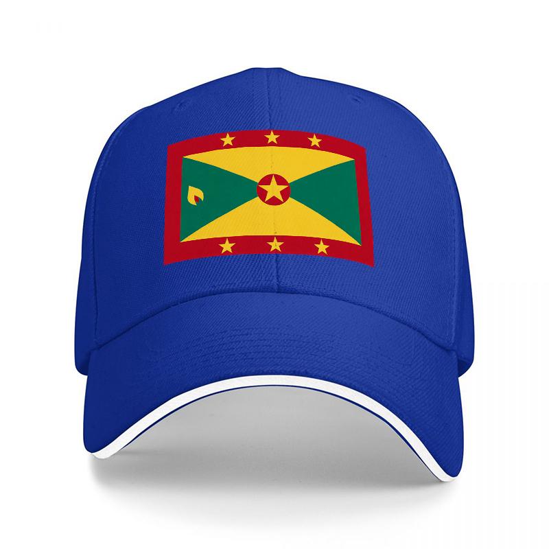 Suriname Flag Design Baseball Cap with National Emblem and Star Pattern on Black Adjustable Hat for Adults