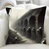 Luxury Home Decor Pillow Cover Hell Reaper Style Pattern Cushion Cover Sofa Office Cushion Cover