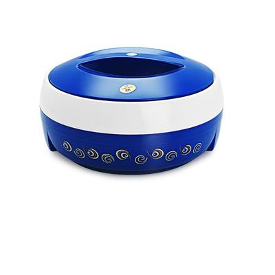 Isolierter Edelstahl-Warmhaltebehälter für Mahlzeiten & Picknicks mit leicht zu greifendem Griff und elegantem blauen Finish
