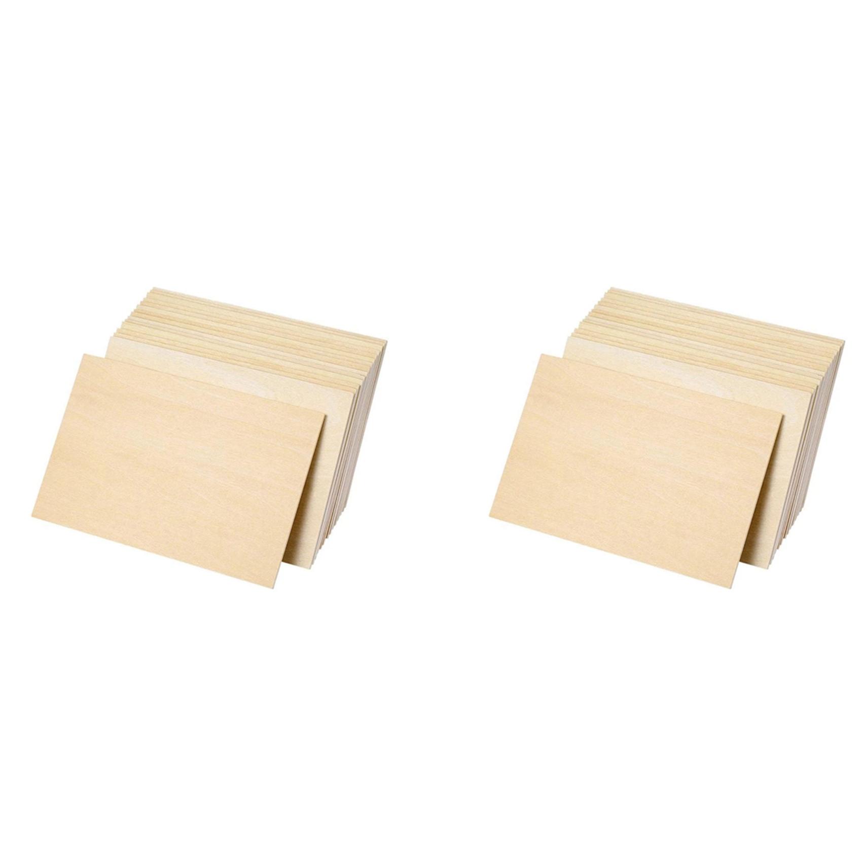 

ABWR-30PCS Basswood Craft Board Model Building Carving Handicraft Educational DIY Accessories DIY Basswood Chips