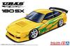 Aoshima Bunka Kyozai The Tuned Car Series Nissan URAS RPS13 180SX Plastic Model Car 1/24 No.97 '96 Ver.1