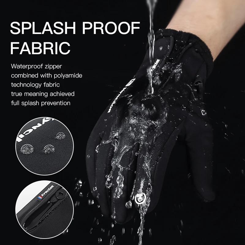 Hiking Gloves Full Finger Windproof Anti-stick Waterproof Climbing Mount Bicycle