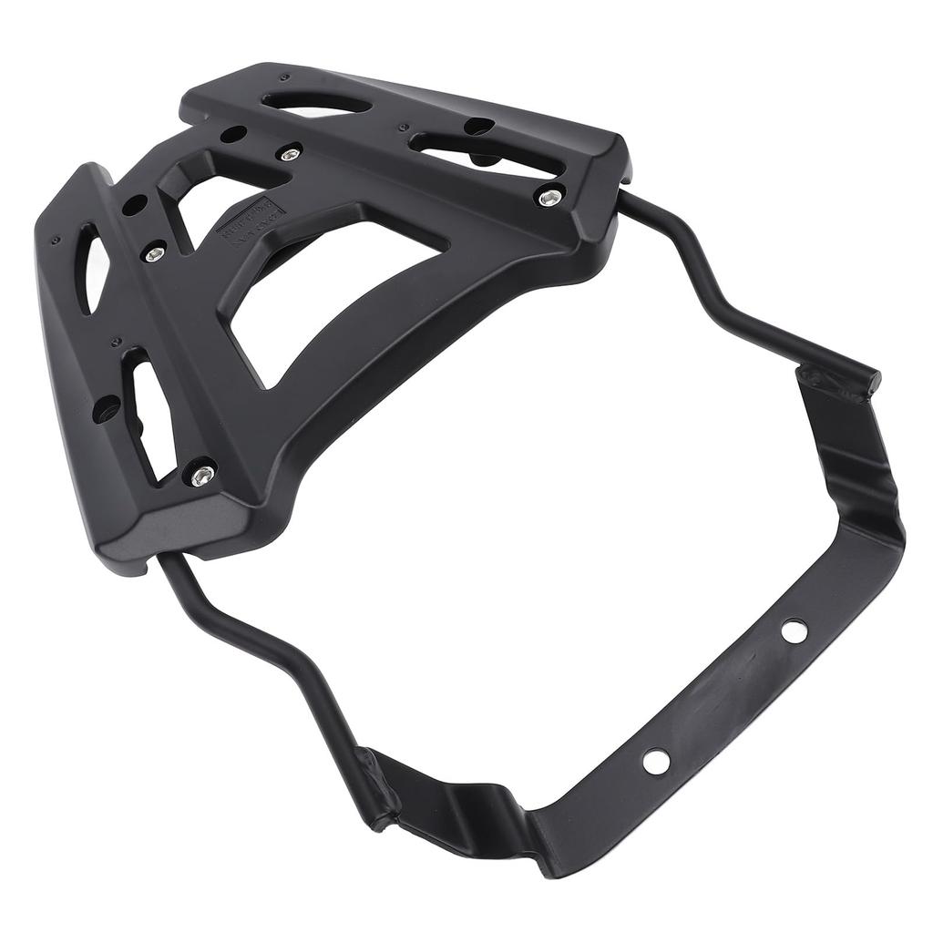 Motorcycle Tail Cargo Bracket Replacement for NVX155 Black Matte Finish with Polished Sandblasting for Extended Hollow Design for Extra Storage Space