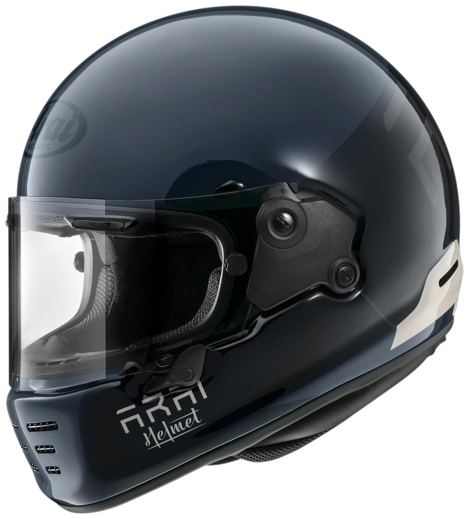 Arai RAPIDE NEO REACT Full Face Motorcycle Night 54cm Helmet, Blue,